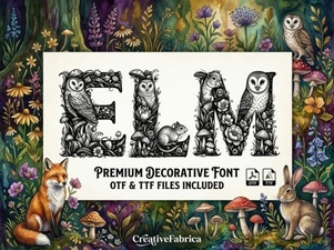 Elm Font - Free Decorative Font Download for Creative Projects