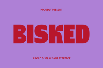 Bisked Font Free Download - Modern Sans Serif Typeface