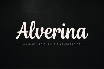 Alverina Font: Elegant Typeface for Creative Design Projects