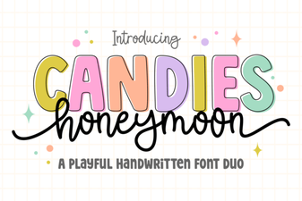Candies Honeymoon Script Font - Elegant Wedding Typeface Download