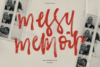 Messy Memoir Font for Authentic Handwritten Designs