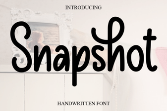 Snapshot Font – Stylish Script Font for Creative Designs