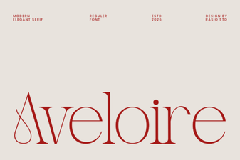Aveloire Font: Elegant Typography for Creative Design Projects