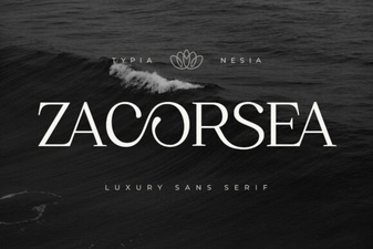 Zacorsea Font: a Creative Typeface for Bold Designs